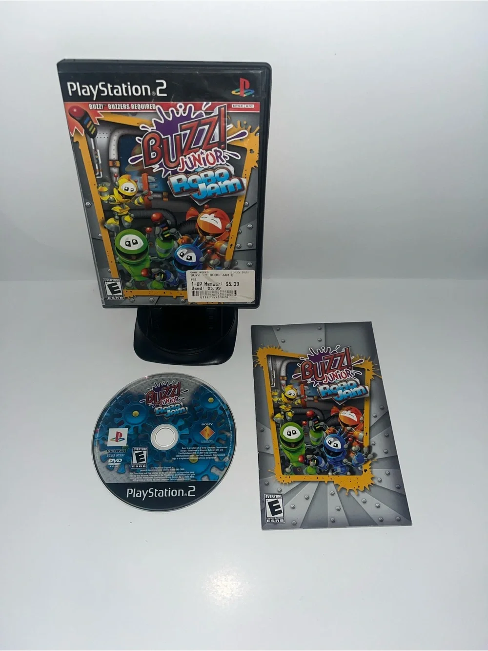 Sony 2 Buzz! Junior: Robo Jam - Blue Game Disc & Case
